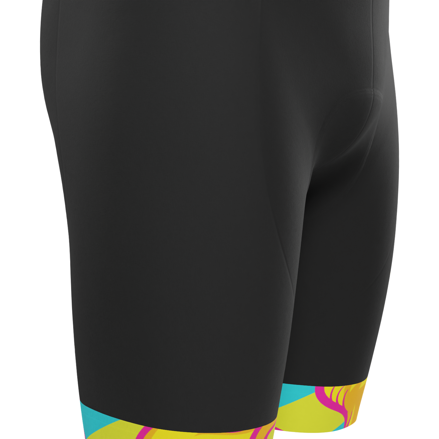 Men's Pedal Pushers Custom Team Design Gel Padded Cycling Shorts