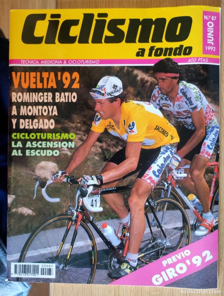 1992 Vuelta a Espana leaders yellow retro cycling jersey - Rominger