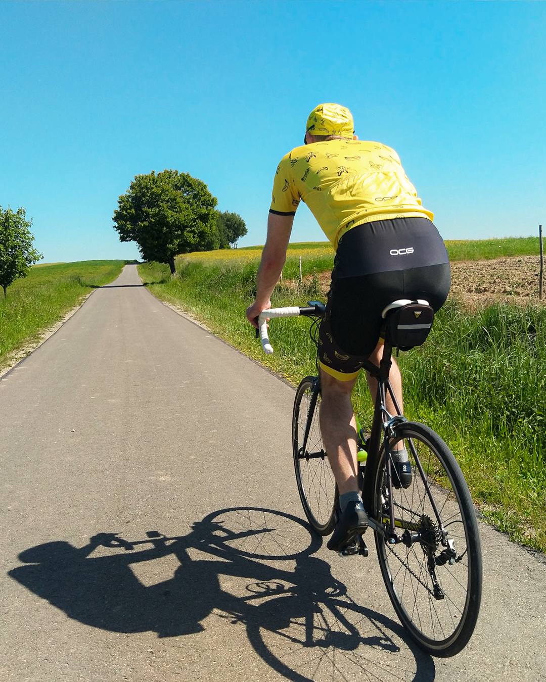Men's Must Be Bananas Gel Padded Cycling Bib