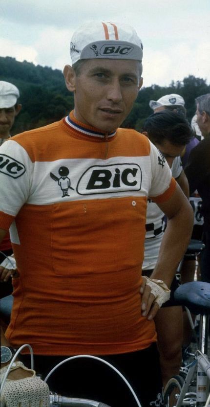 BIC Orange Retro Cycling Jersey