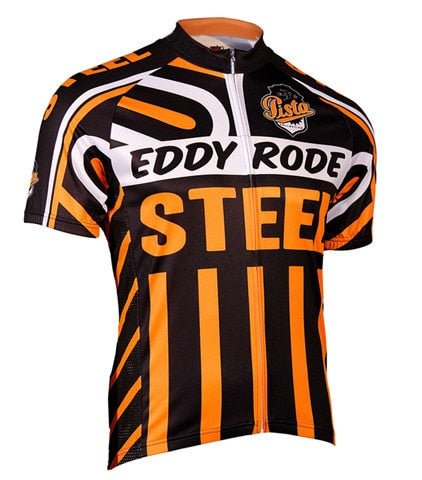Eddy Rode Steel Retro Cycling Jersey