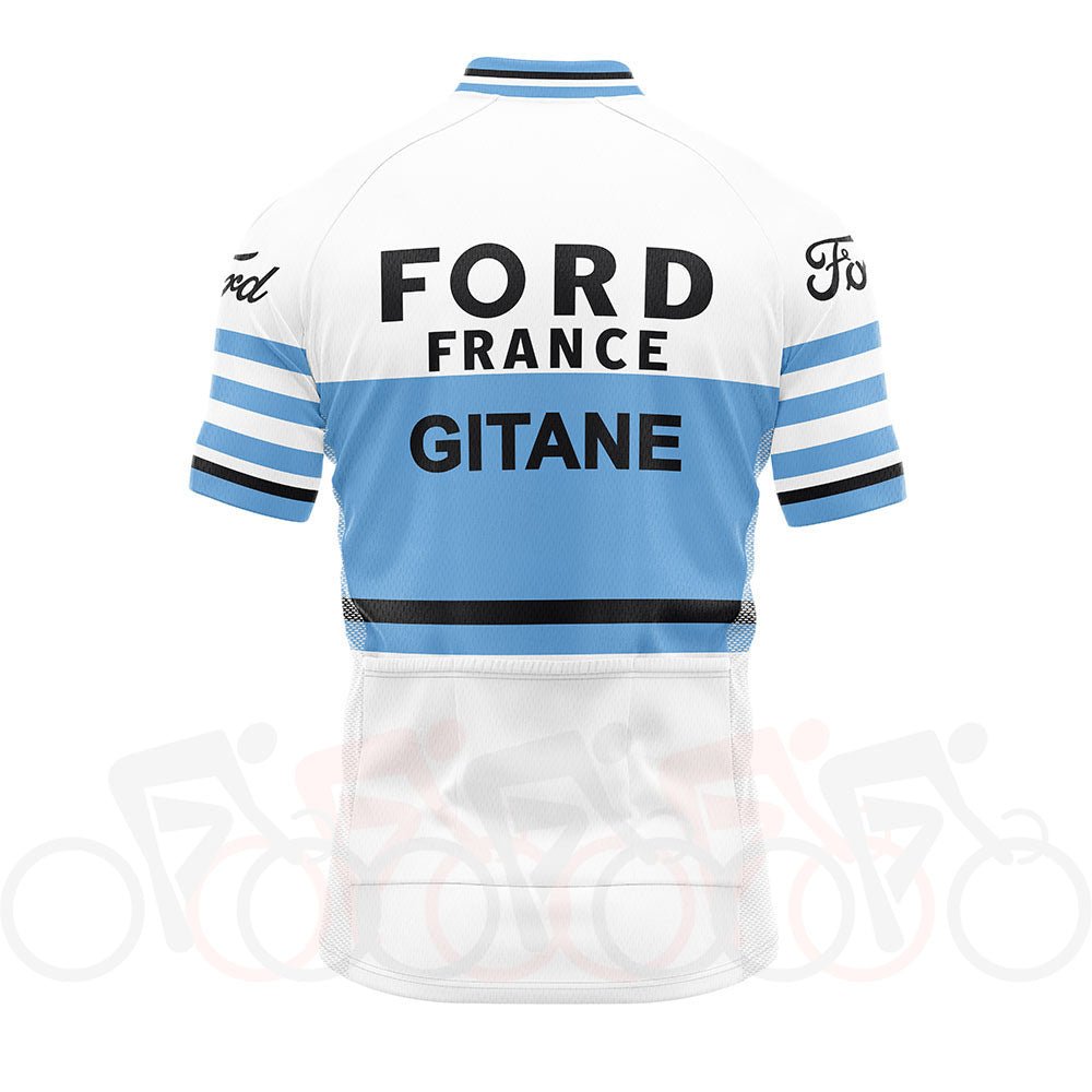 Ford France Gitane Retro Cycling Jersey