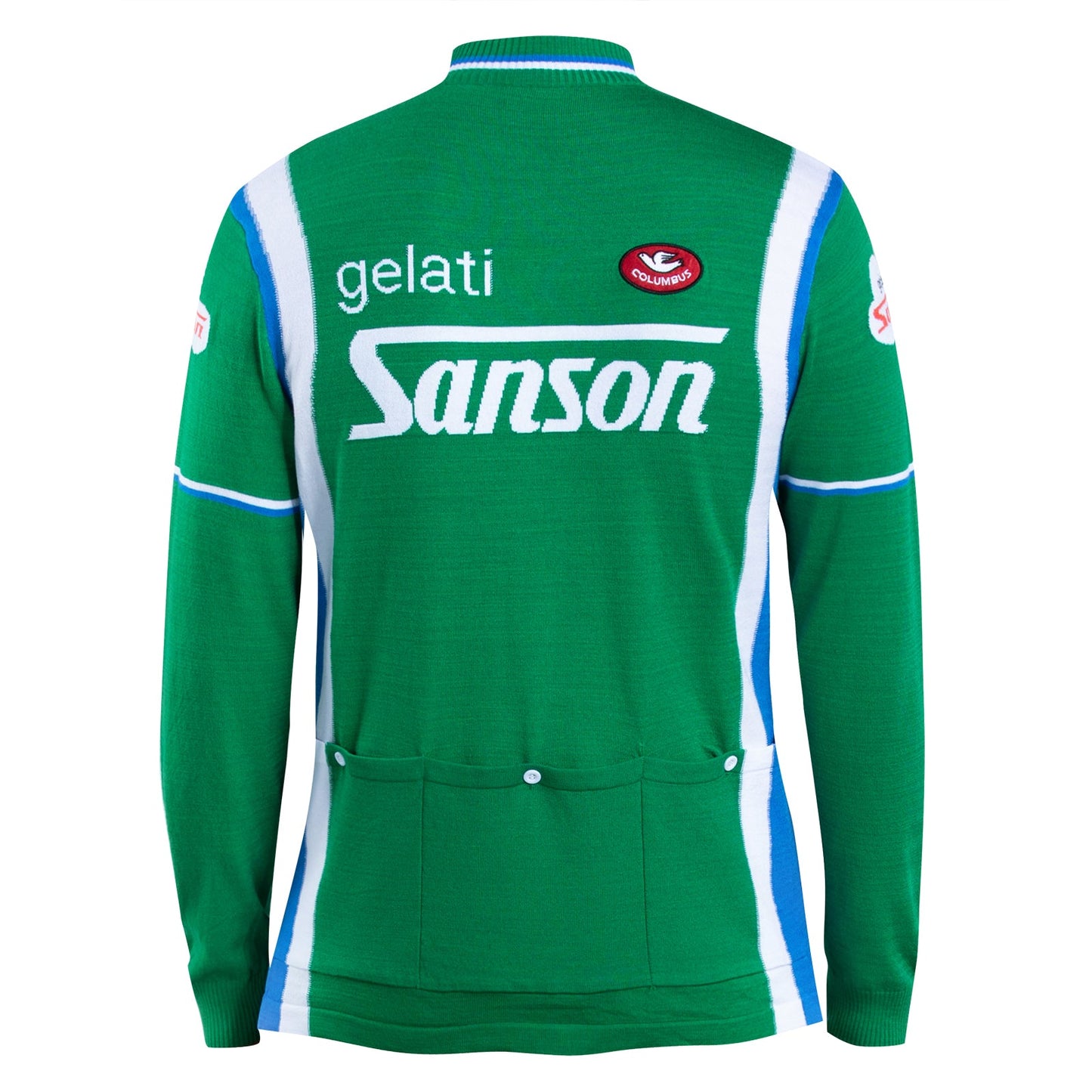 Gelati Sanson Merino Wool Blend - Long Sleeve Retro Cycling Jersey