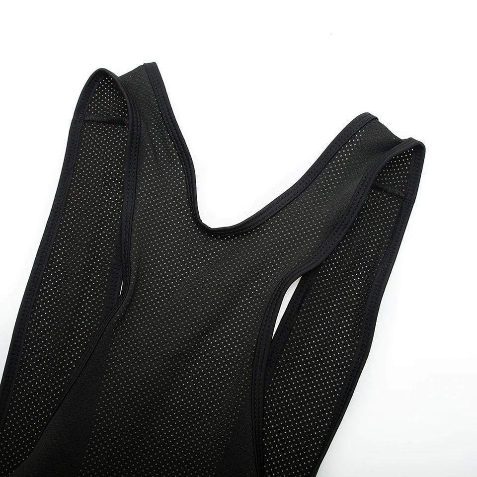 Women's Red Detail Bib Shorts