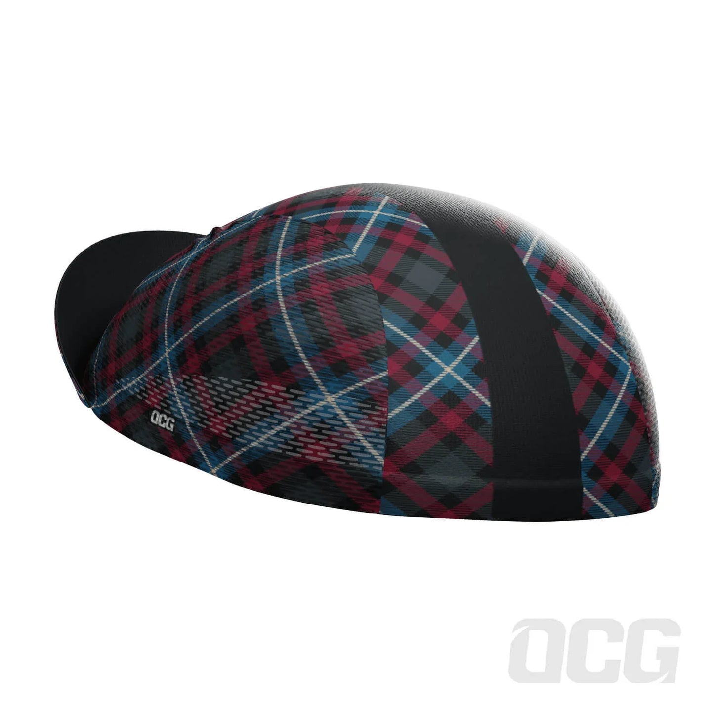 Unisex Plaid Tartan Quick Dry Cycling Cap