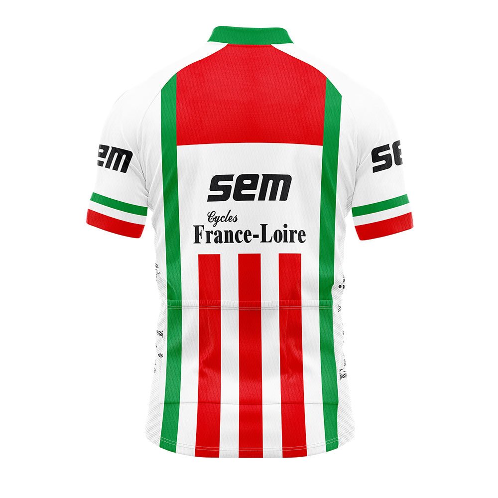 Sem-France Loire Retro Cycling Jersey