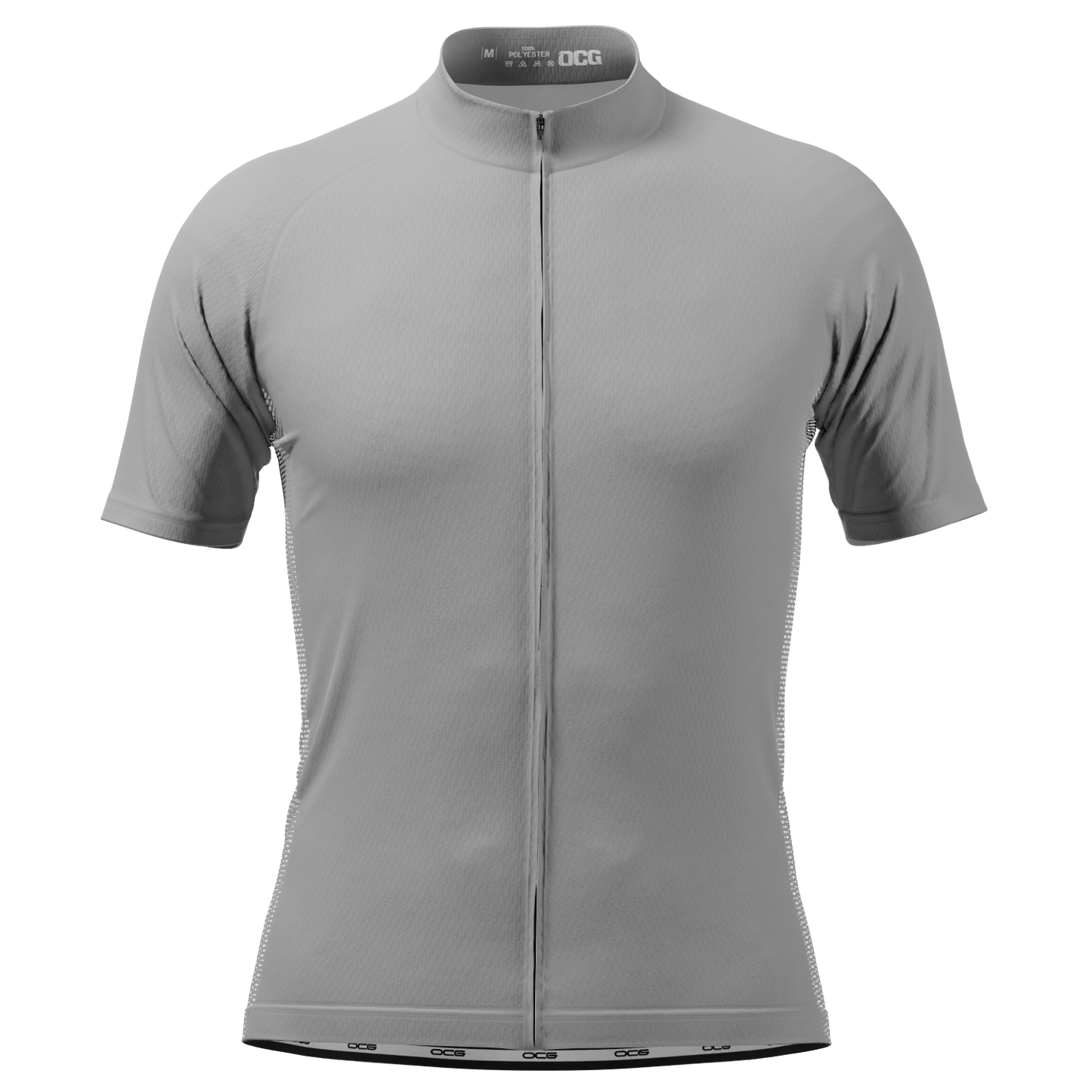 Men's OCG Plain Color Block Short Sleeve Cycling Jersey