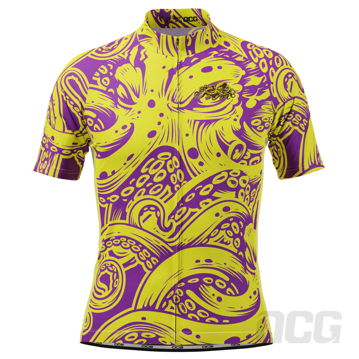 Men's The Ink Octopus Short Sleeve Cycling Jersey