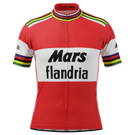 Men's Retro Flanders Short Sleeve Cycling Jersey