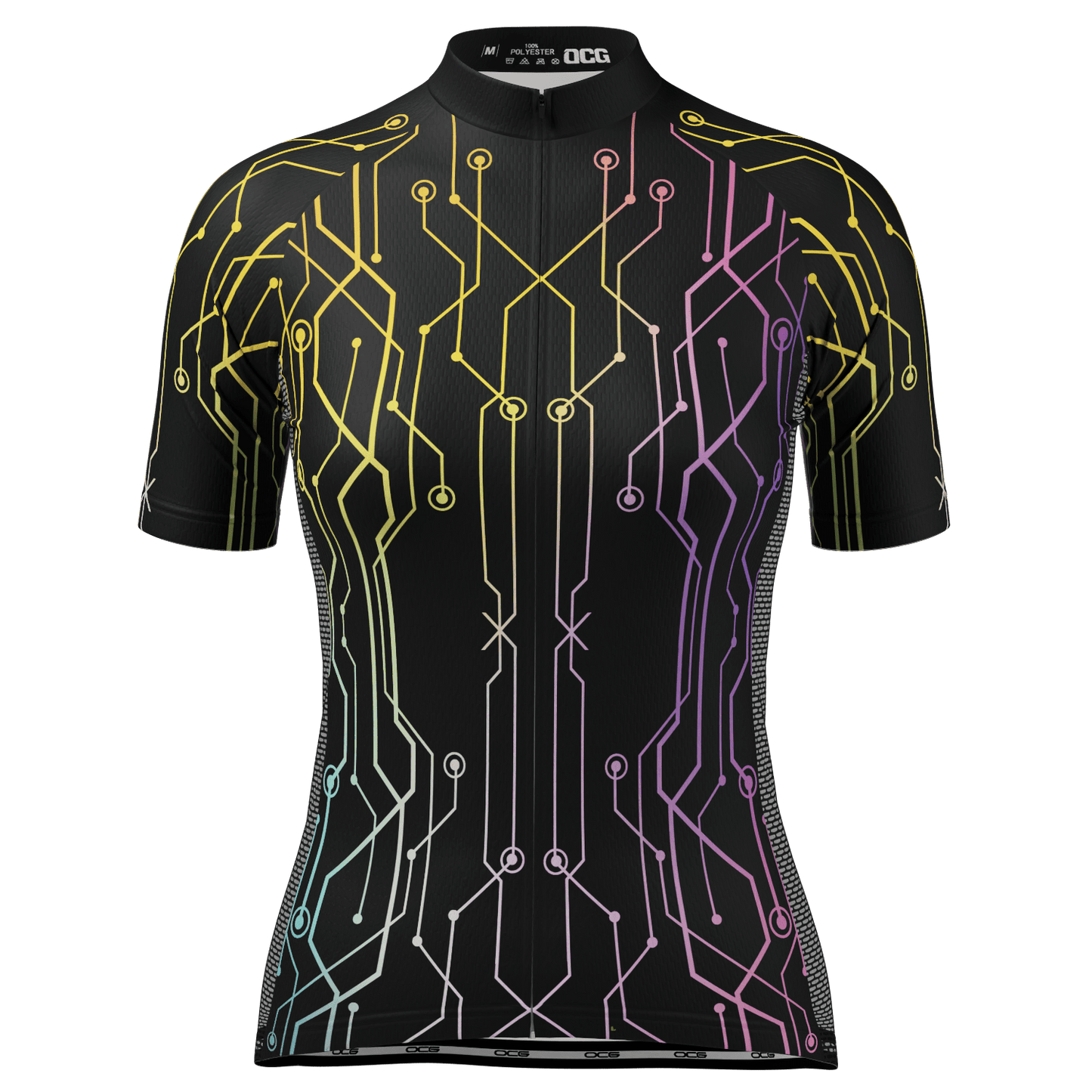 Women's Holographic Circuit Short Sleeve Cycling Jersey