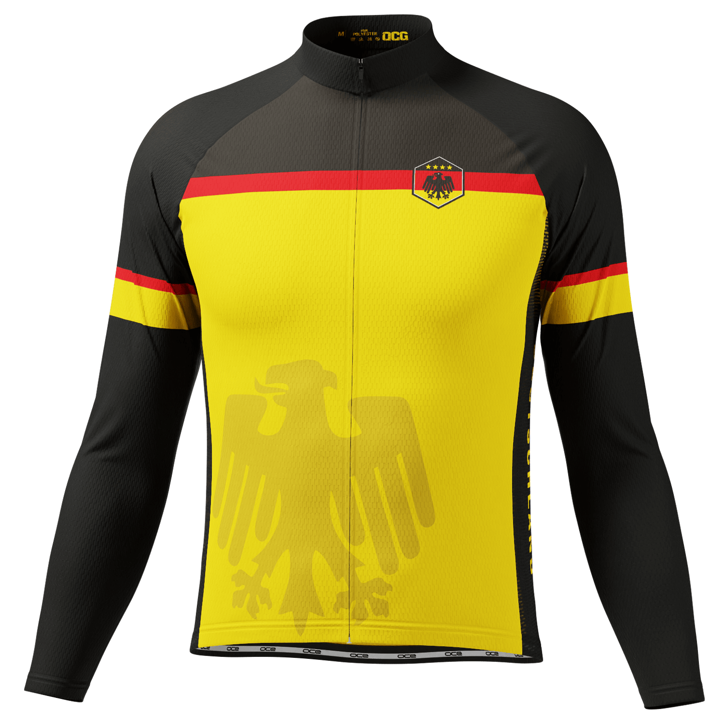 Men's Germany Deutschland Long Sleeve Cycling Jersey