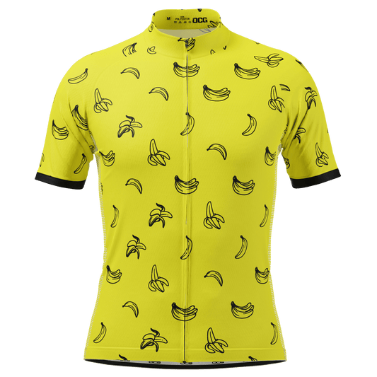 Men's Must Be Bananas Short Sleeve Cycling Jersey