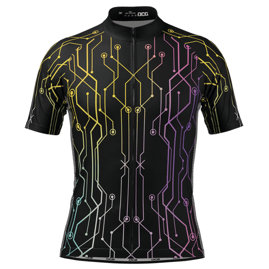 Men's Holographic Circuit Short Sleeve Cycling Jersey