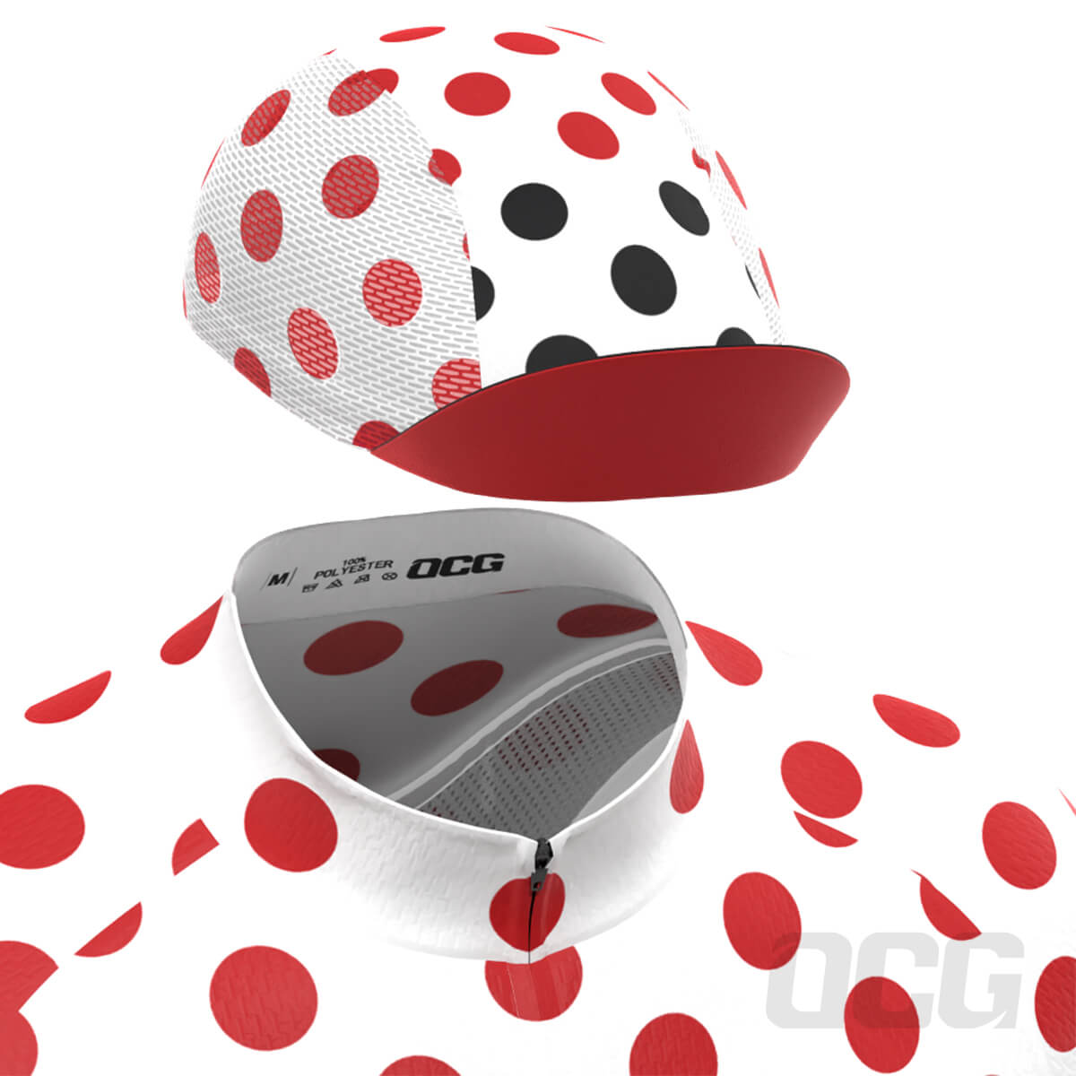 Men's Polka Dots 4 Piece Cycling Kit