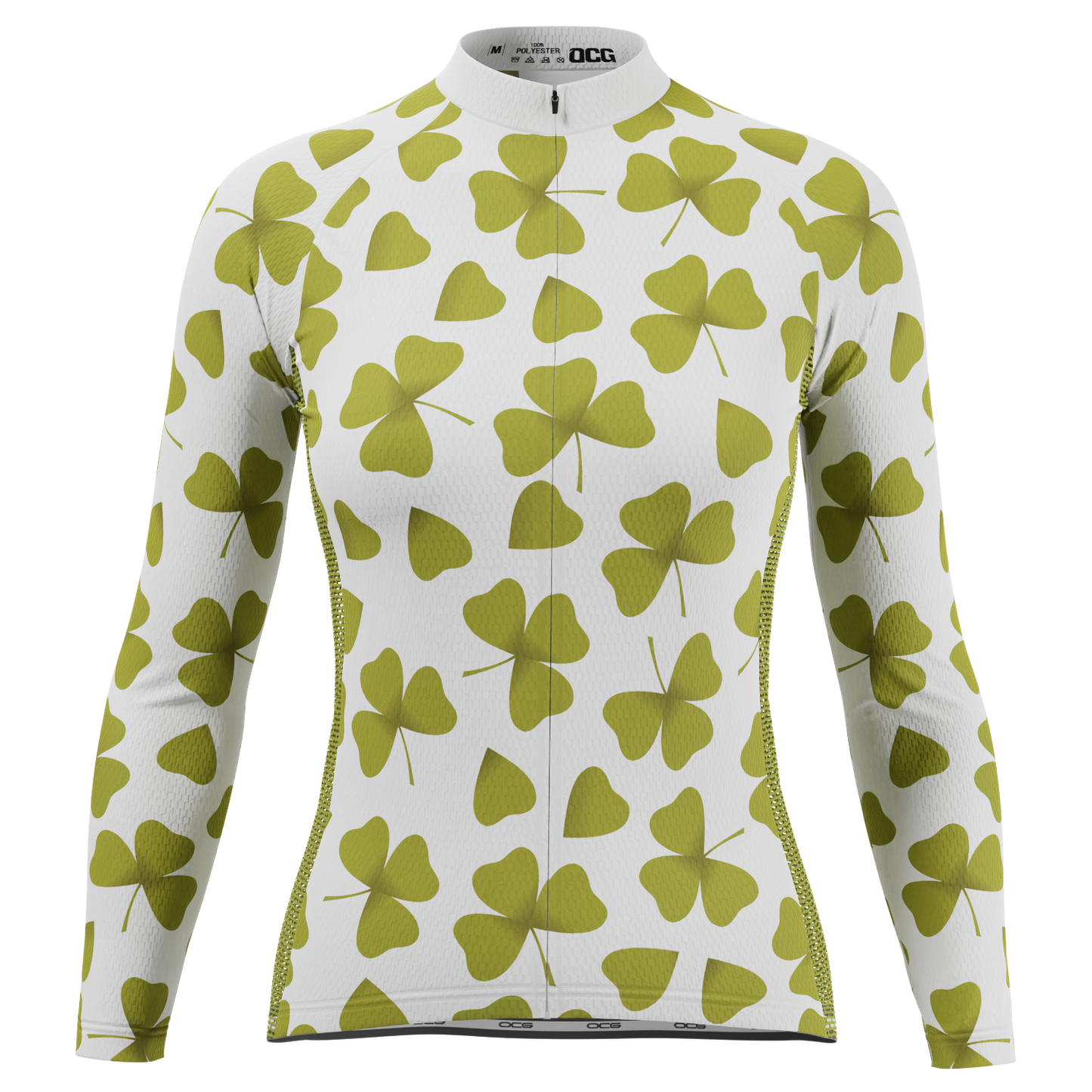 Women's Three Leaf Clover Long Sleeve Cycling Jersey