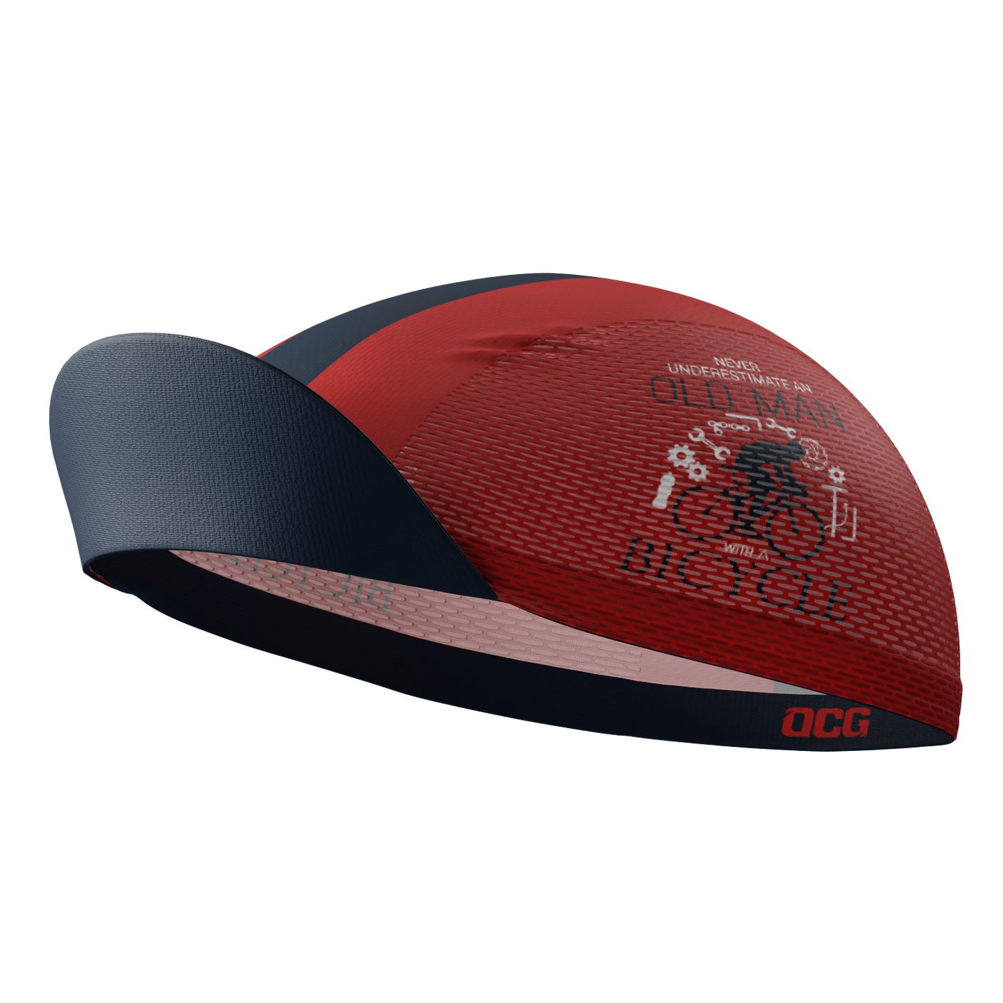 Unisex Never Underestimate an Old Man Quick Dry Cycling Cap