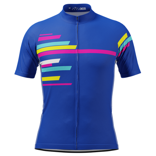 Men's Road Stripe Short Sleeve Cycling Jersey