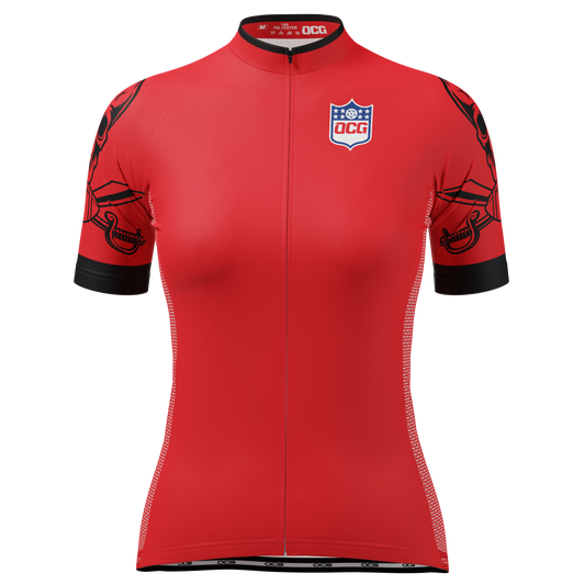 Women's Tampa Football Short Sleeve Cycling Jersey