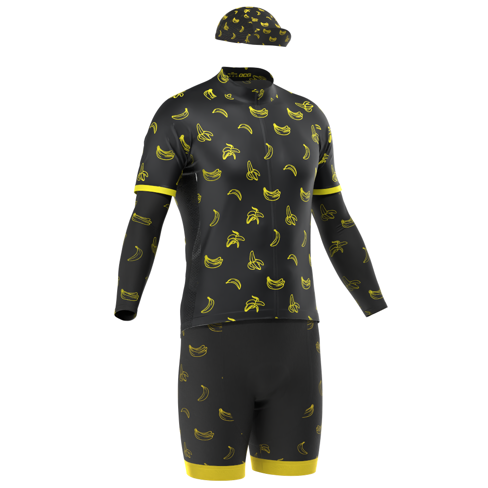 Men's Must Be Bananas 4 Piece Cycling Kit