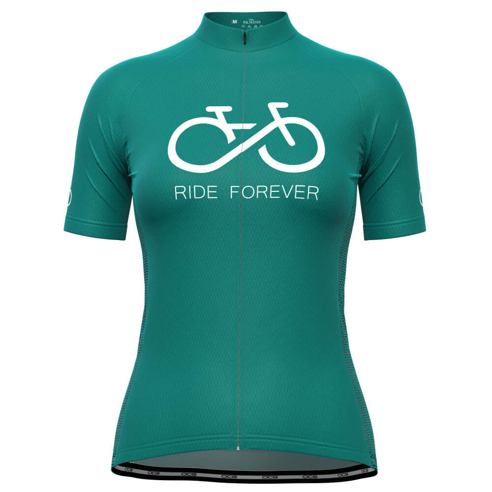Women's Ride Forever Infinity Short Sleeve Cycling Jersey