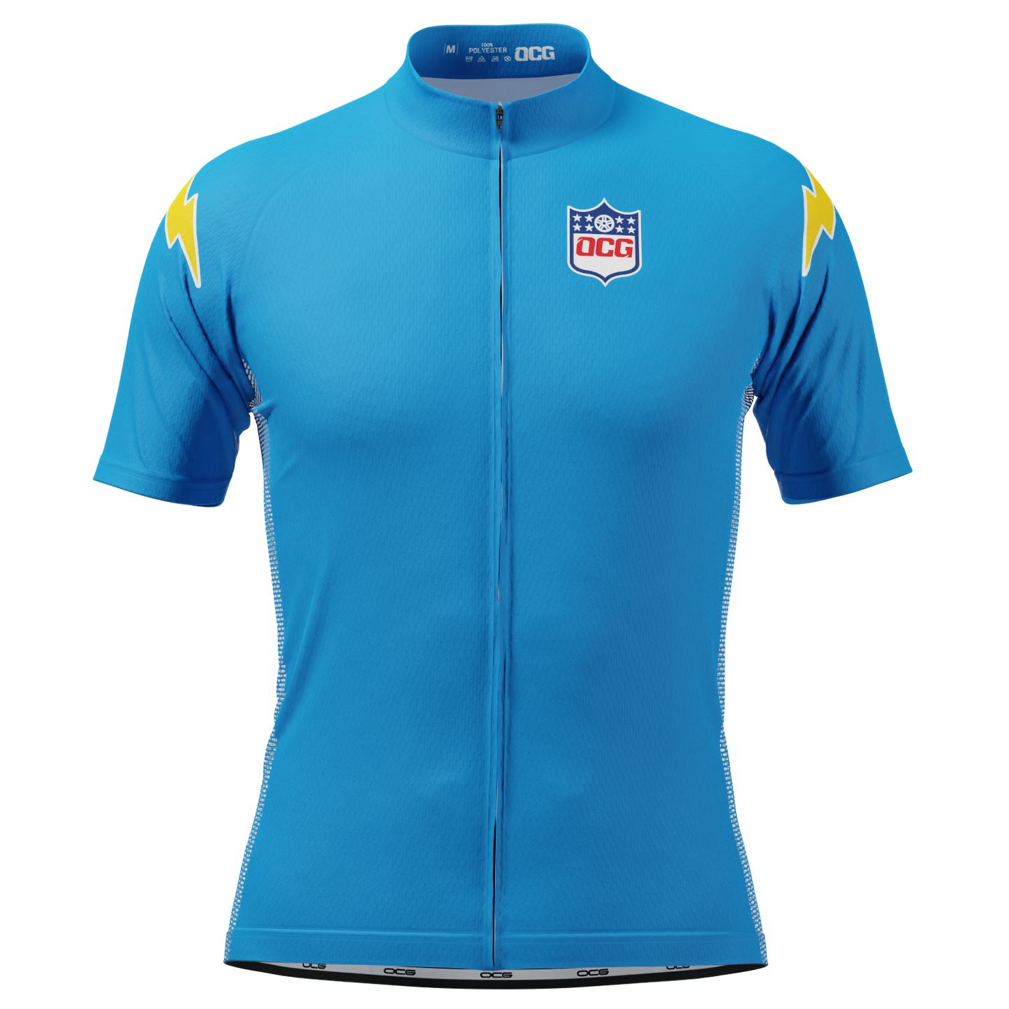 Men's Charger Football Short Sleeve Cycling Jersey