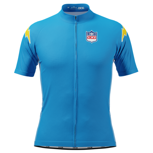 Men's Charger Football Short Sleeve Cycling Jersey