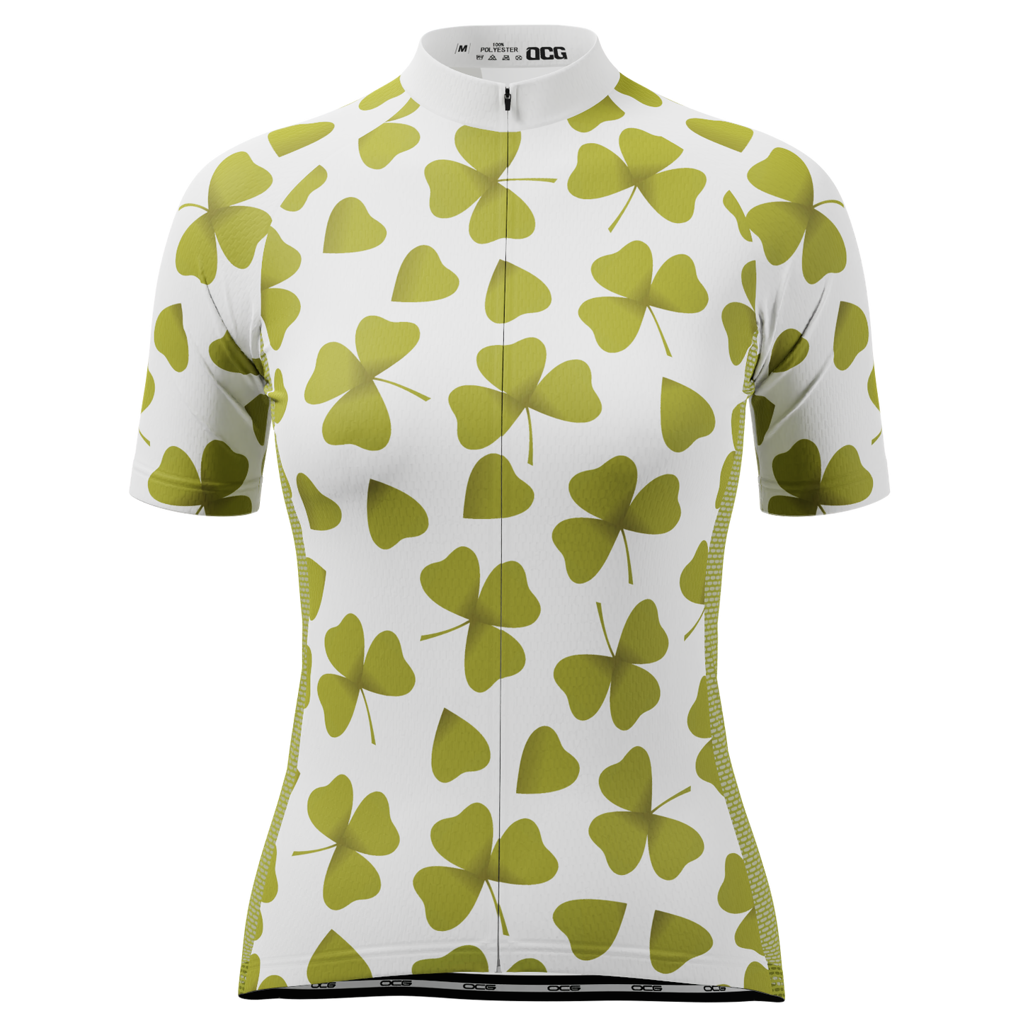 Women's Three Leaf Clover Short Sleeve Cycling Jersey