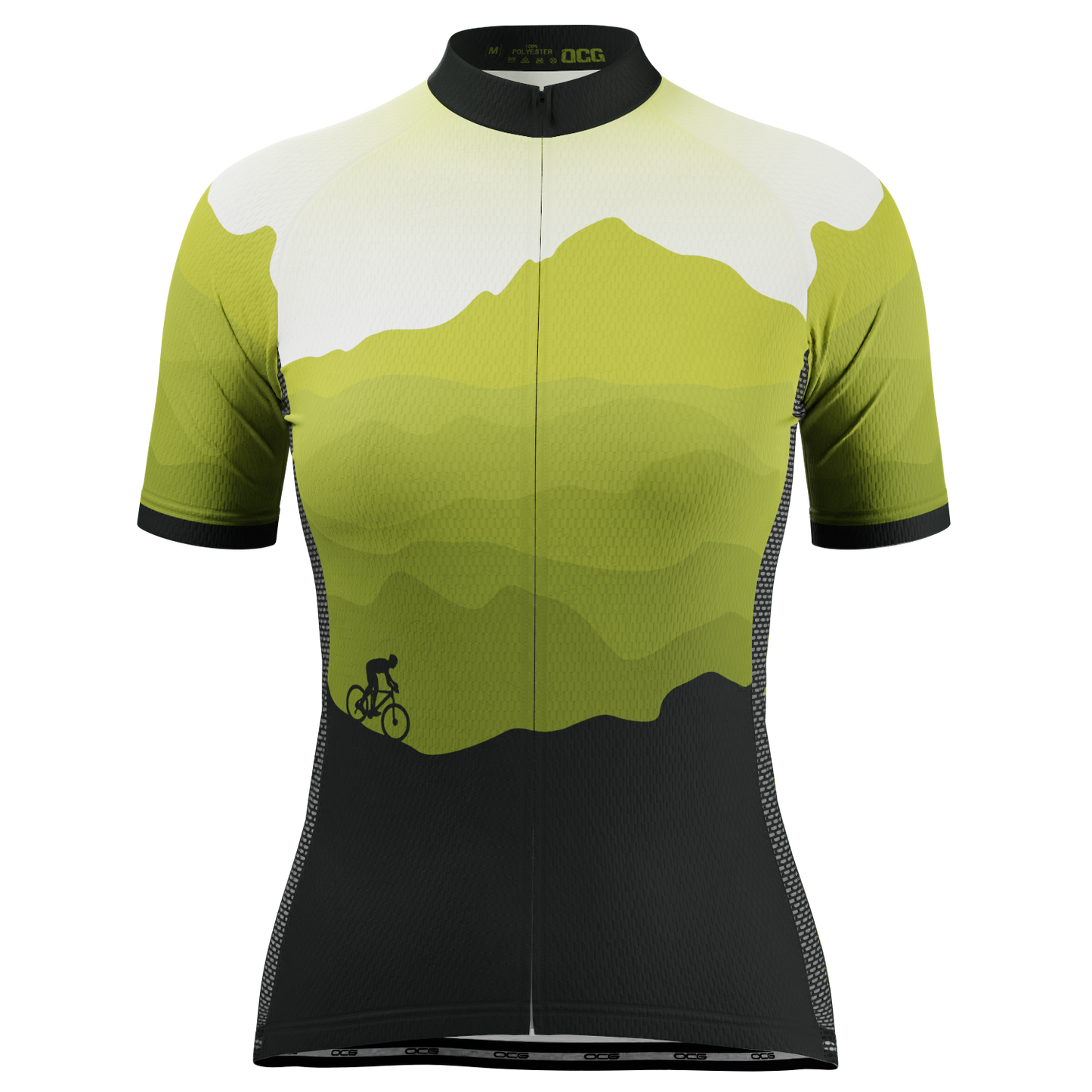 Women's Ride Free Sunset Short Sleeve Cycling Jersey