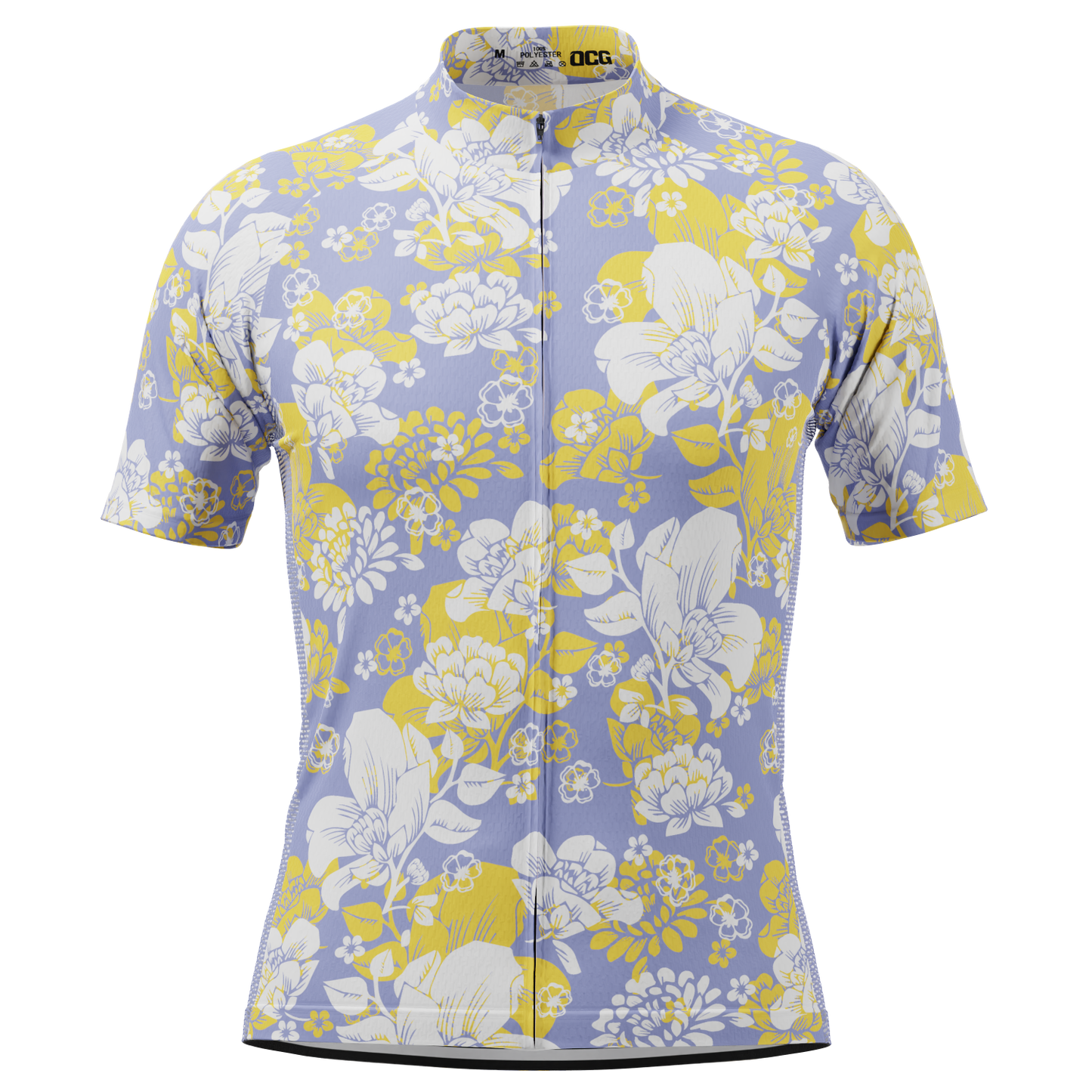 Men's Hawaii Florals Short Sleeve Cycling Jersey