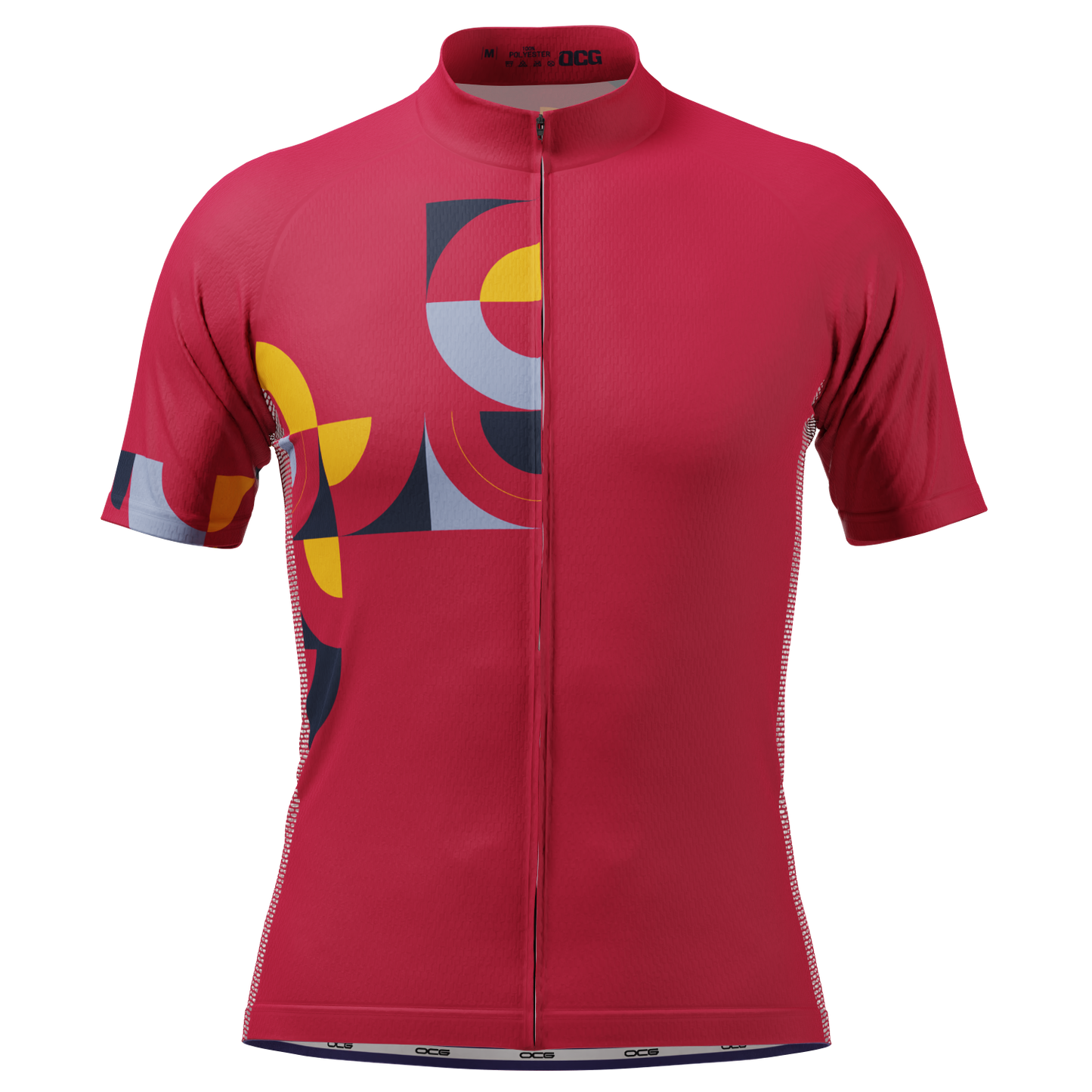 Men's Mosaic Blocks Short Sleeve Cycling Jersey