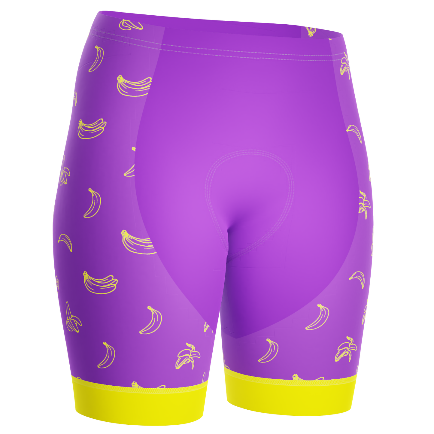 Women's Must Be Bananas Gel Padded Cycling Shorts