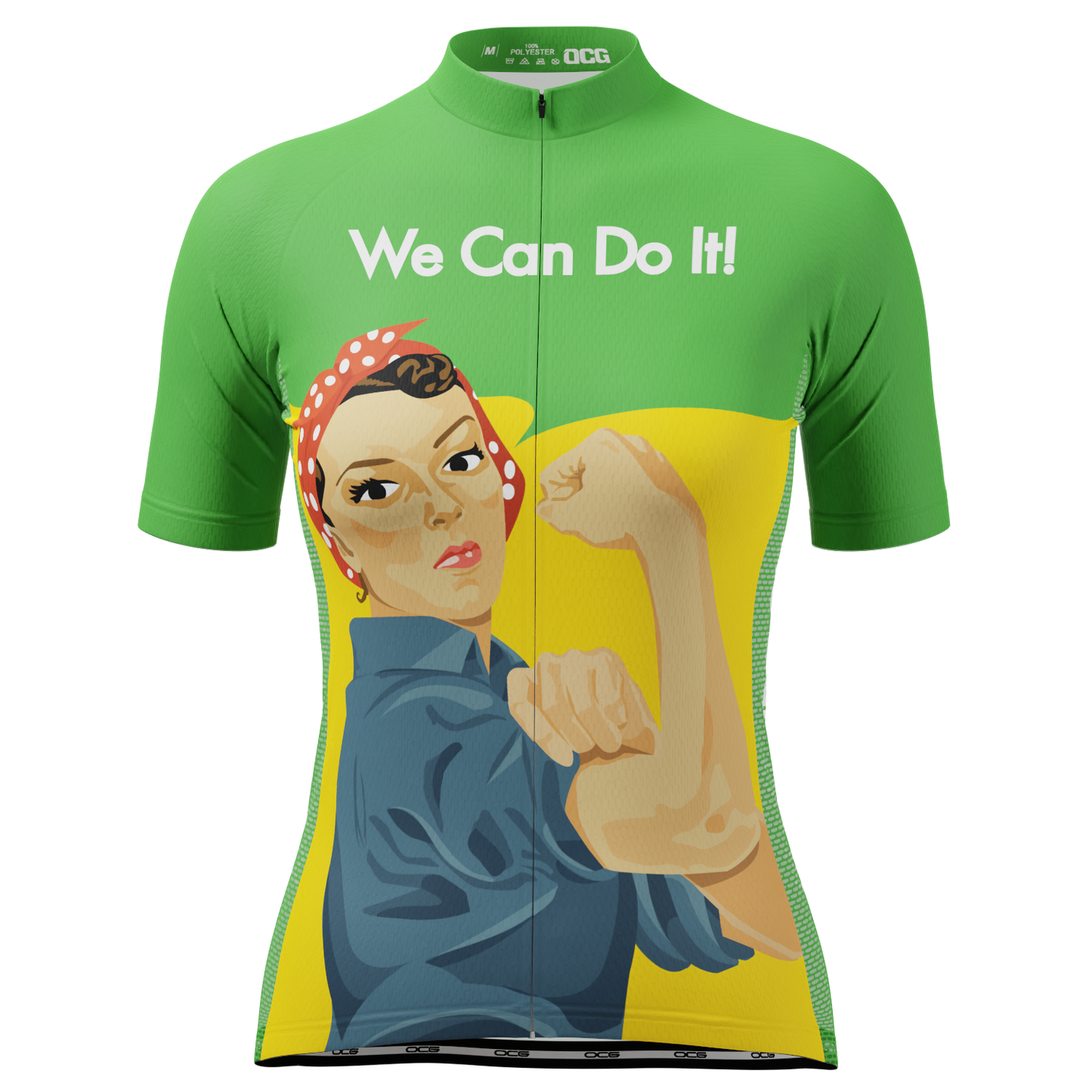 Women's Rosie Riveter Short Sleeve Cycling Jersey