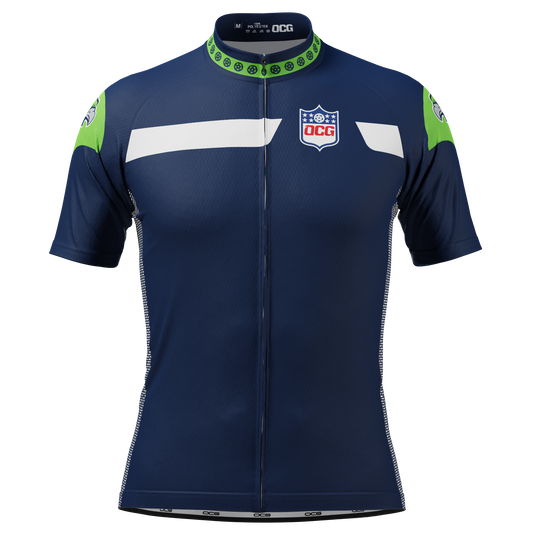 Men's Seattle Football Short Sleeve Cycling Jersey