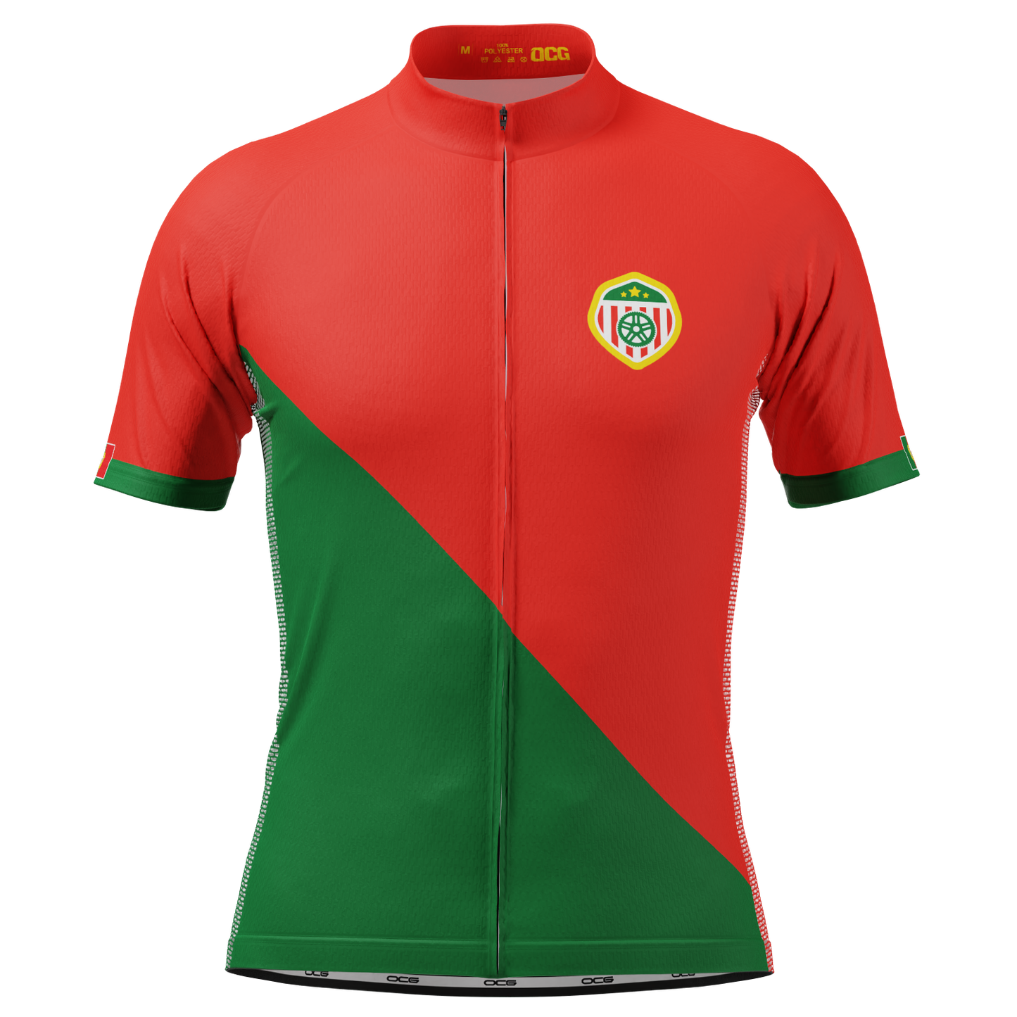 Men's Portugal Soccer Short Sleeve Cycling Jersey