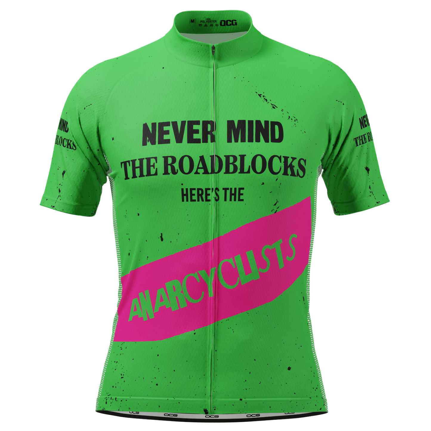 Men's Never Mind The Roadblocks Short Sleeve Cycling Jersey