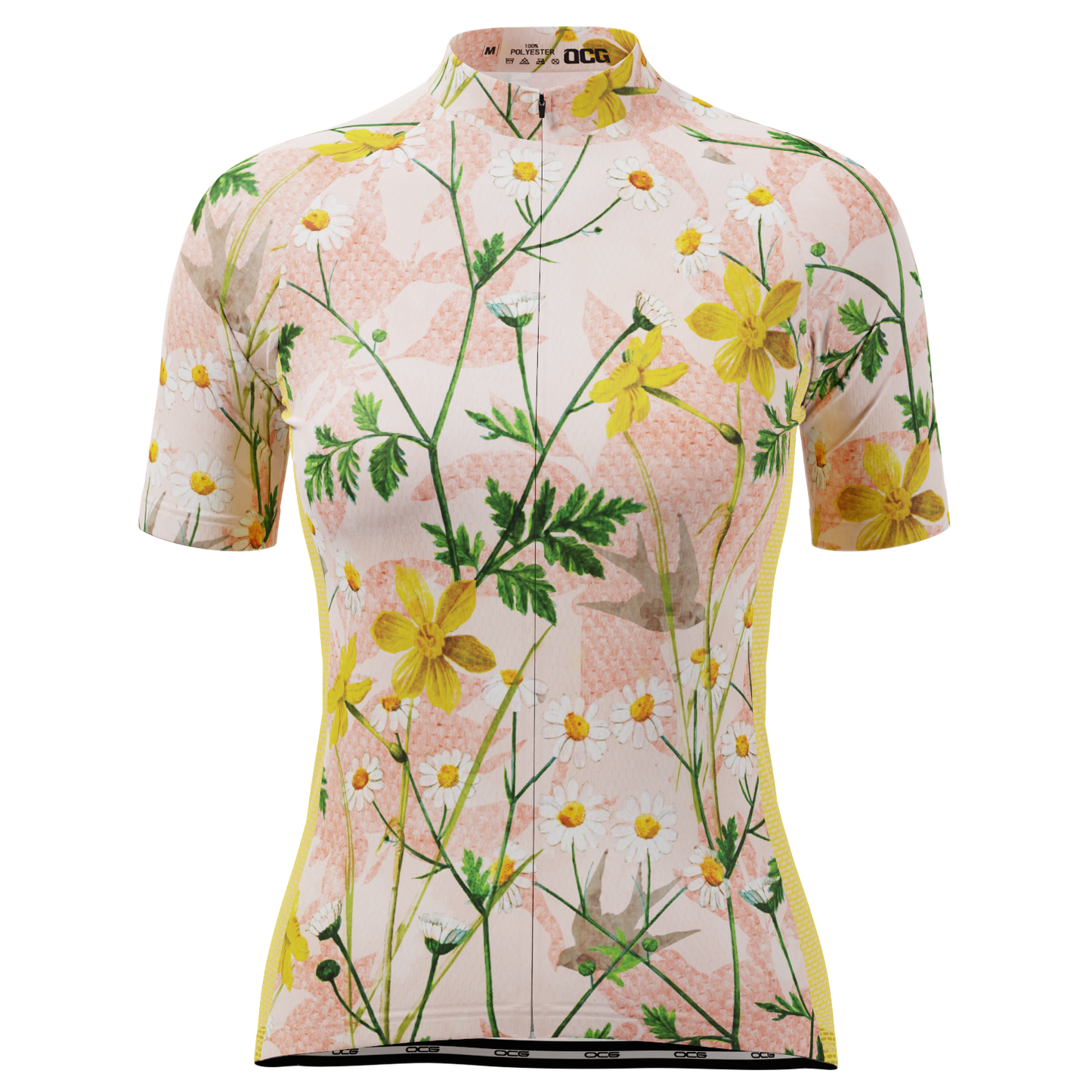 Women's Daisies Short Sleeve Cycling Jersey