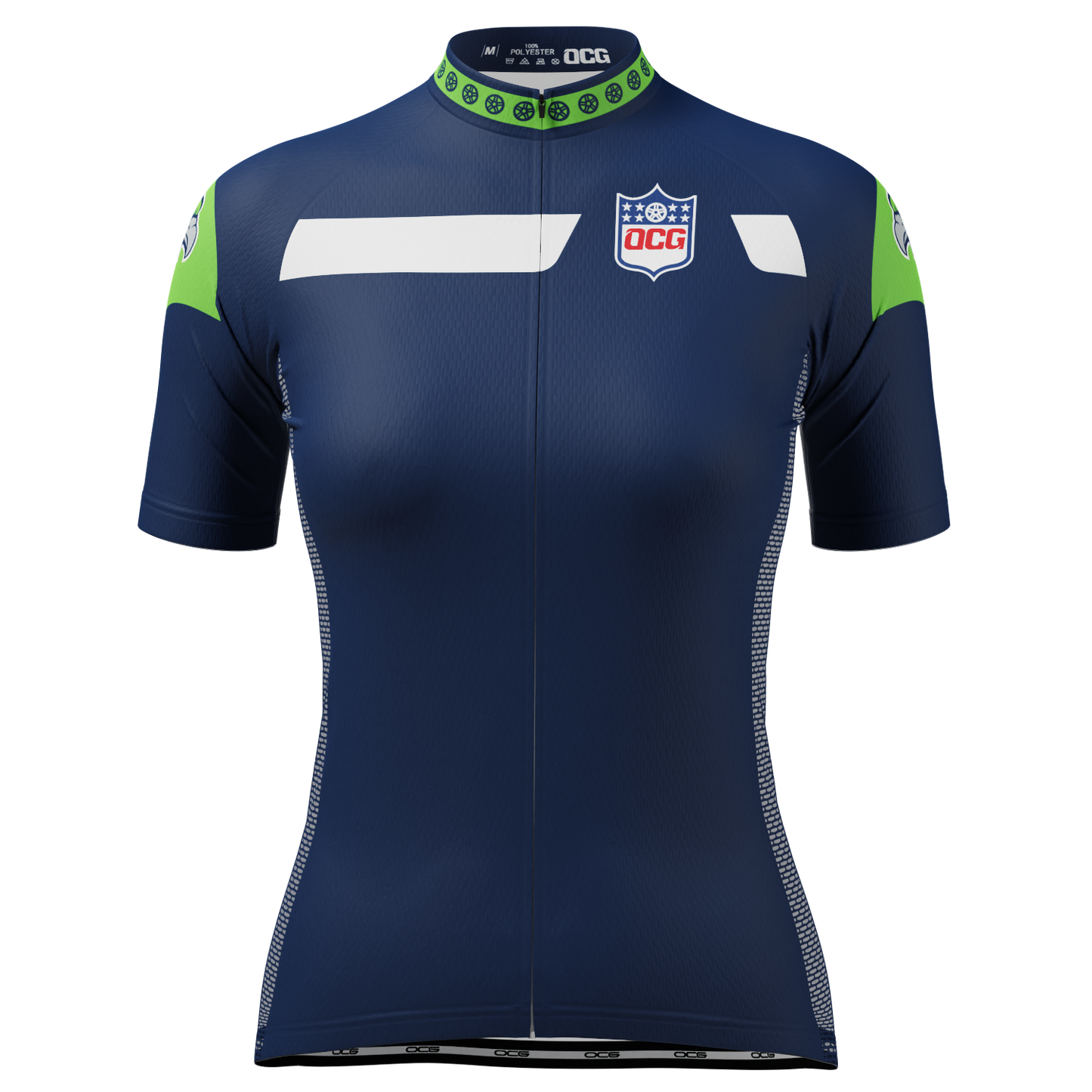 Women's Seattle Football Short Sleeve Cycling Jersey