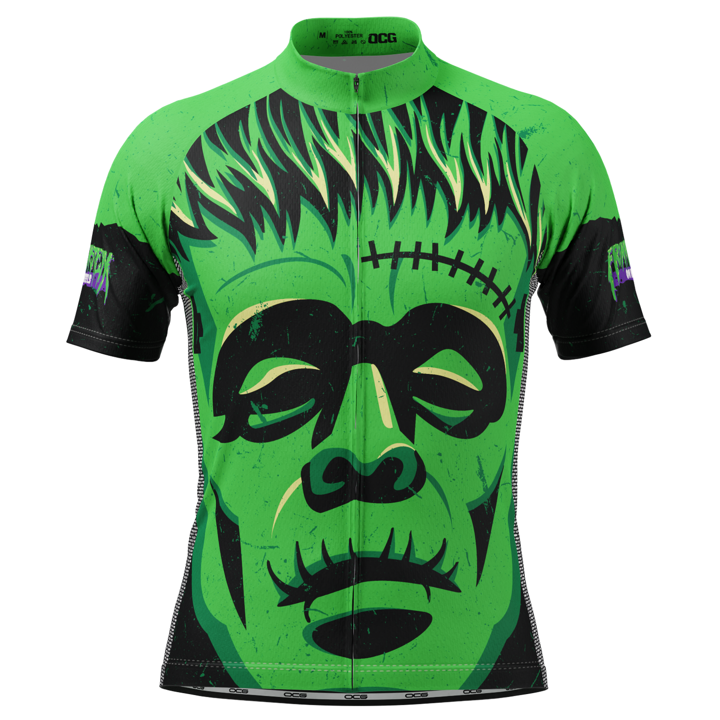 Men's Frankenstein On Wheels Short Sleeve Cycling Jersey