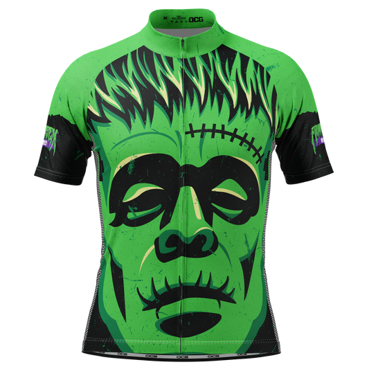 Men's Frankenstein On Wheels Short Sleeve Cycling Jersey