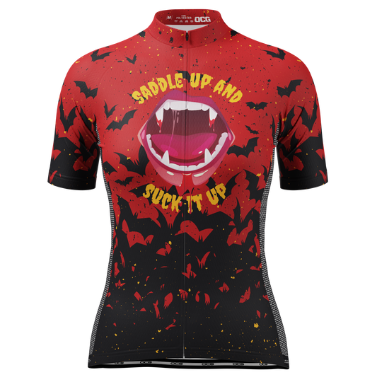 Women's Dracula Short Sleeve Cycling Jersey