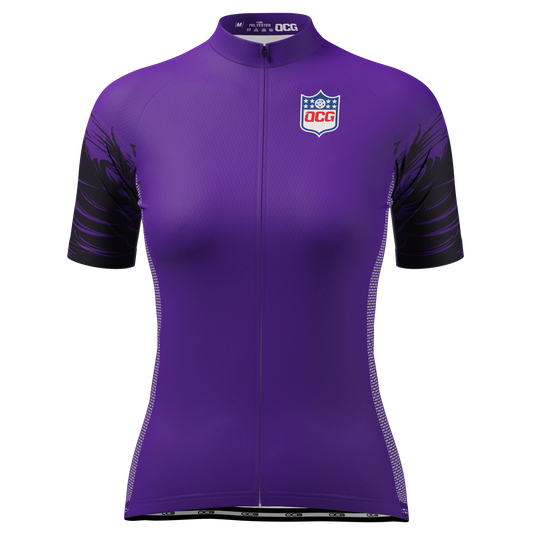 Women's Baltimore Football Short Sleeve Cycling Jersey