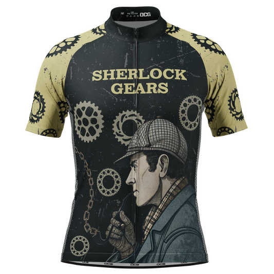 Men's Sherlock Gears Short Sleeve Cycling Jersey