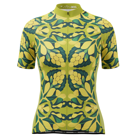 Women's The Golden Wattle Short Sleeve Cycling Jersey
