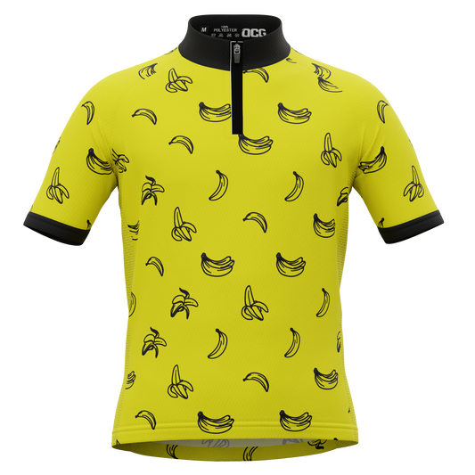 Kid's Must Be Bananas Short Sleeve Cycling Jersey