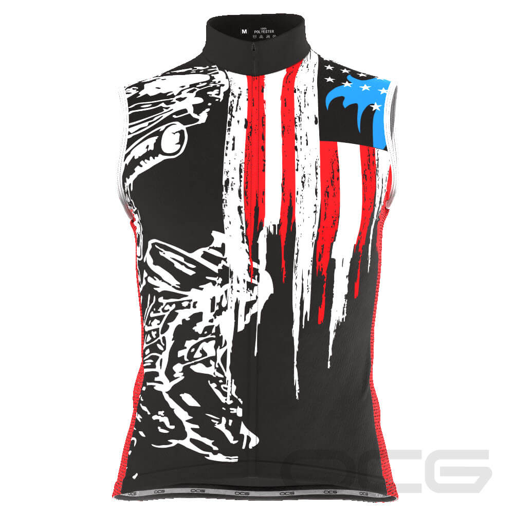 Men's Honor the Fallen Sleeveless Tech Cycling Jersey