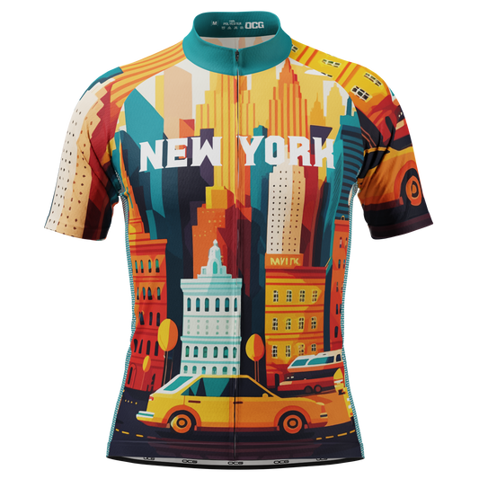 Men's Around The World - New York Short Sleeve Cycling Jersey