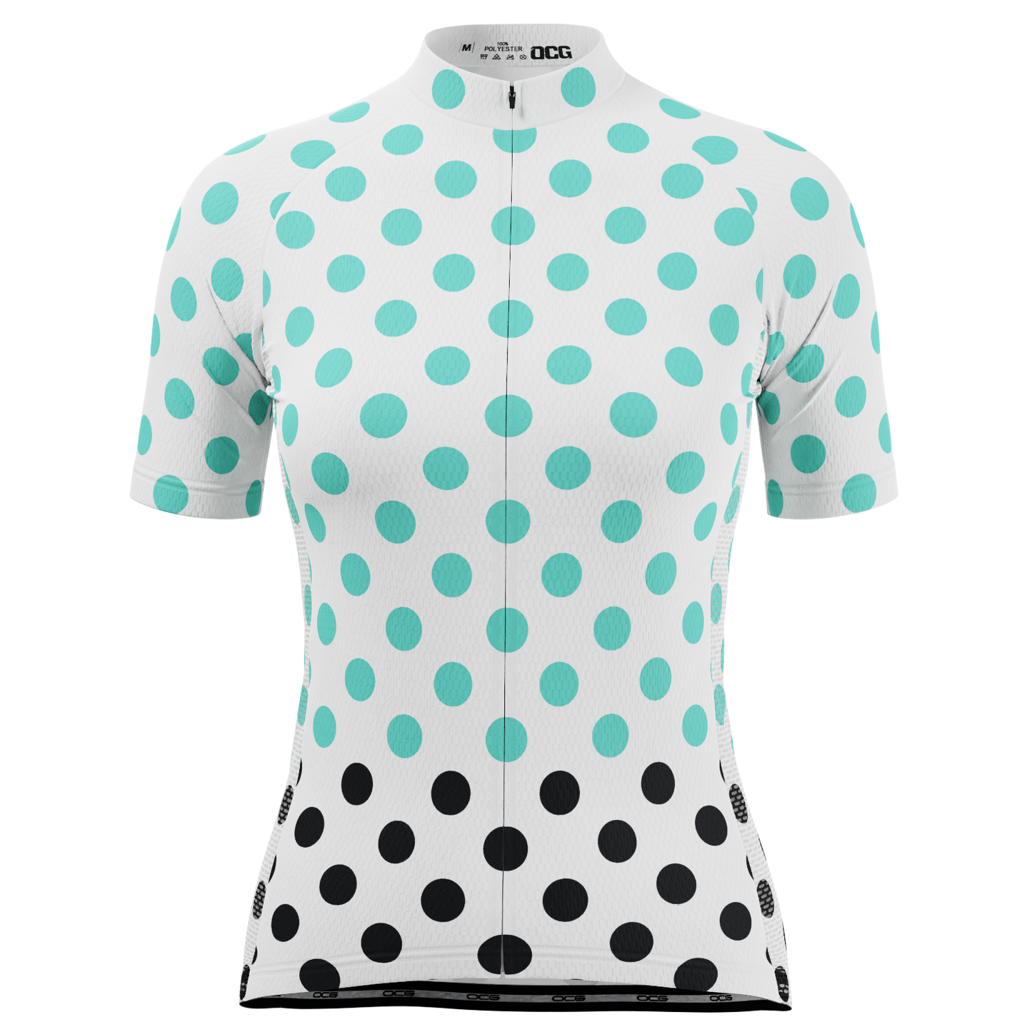 Women's Polka Dots Short Sleeve Cycling Jersey