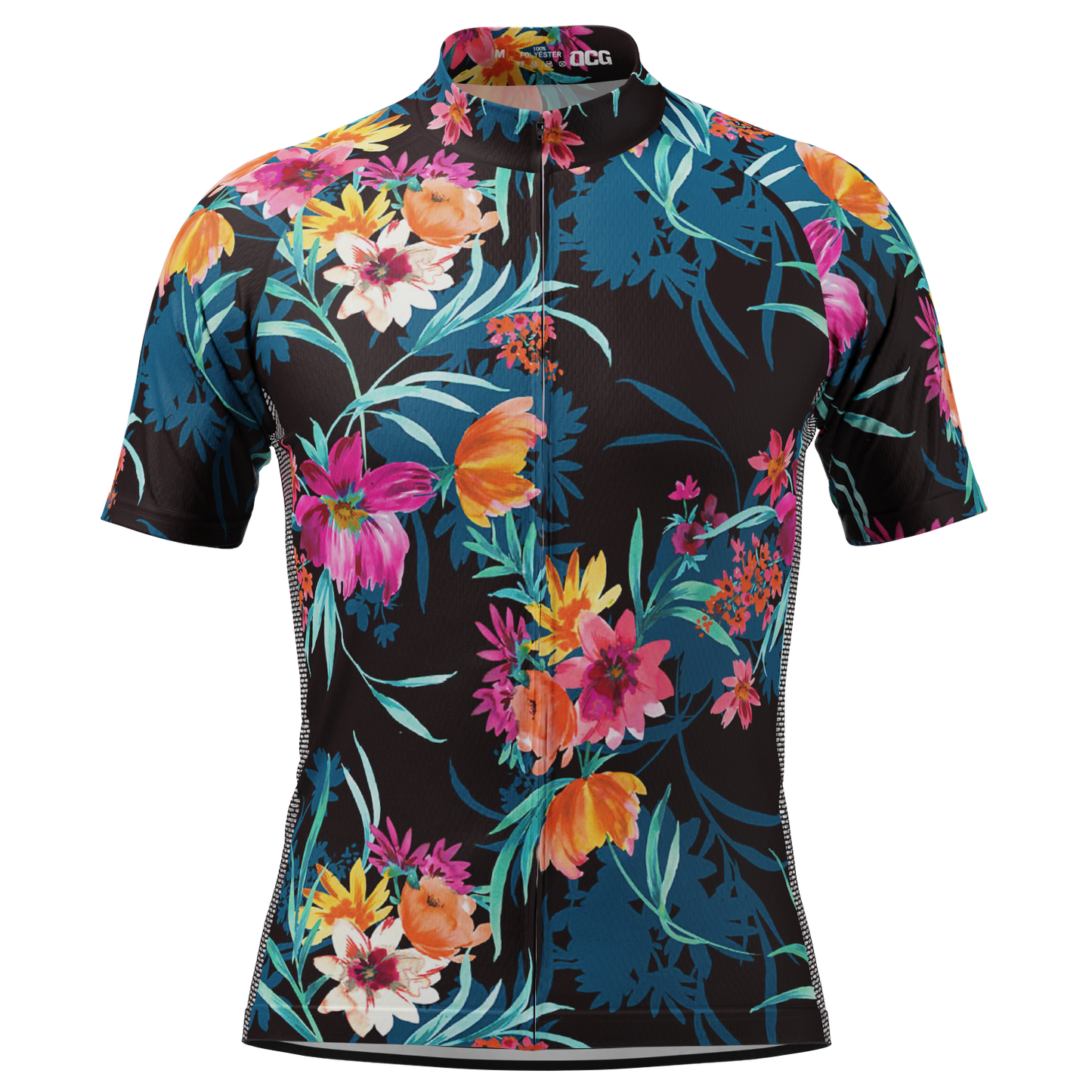 Men's Tropical Bloom Short Sleeve Cycling Jersey