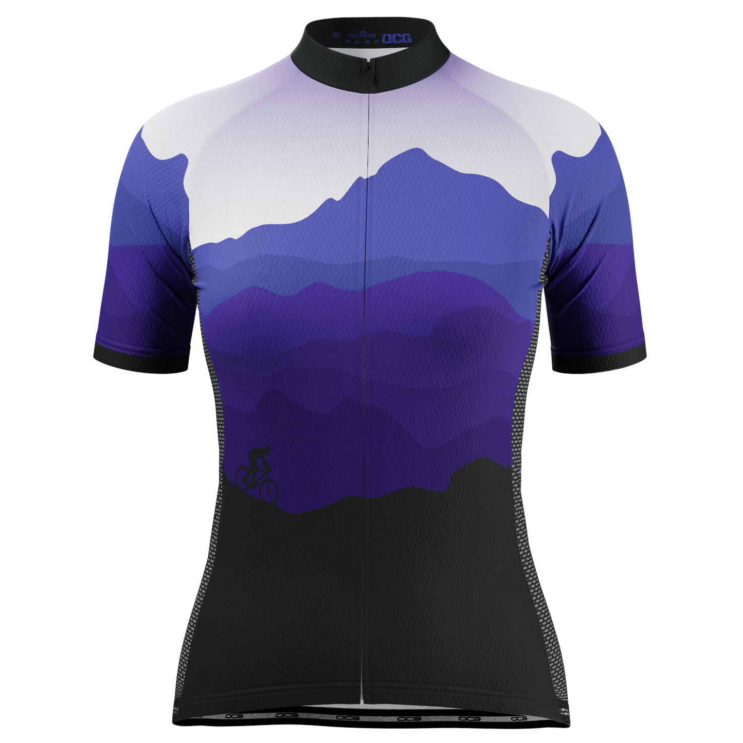 Women's Ride Free Sunset Short Sleeve Cycling Jersey