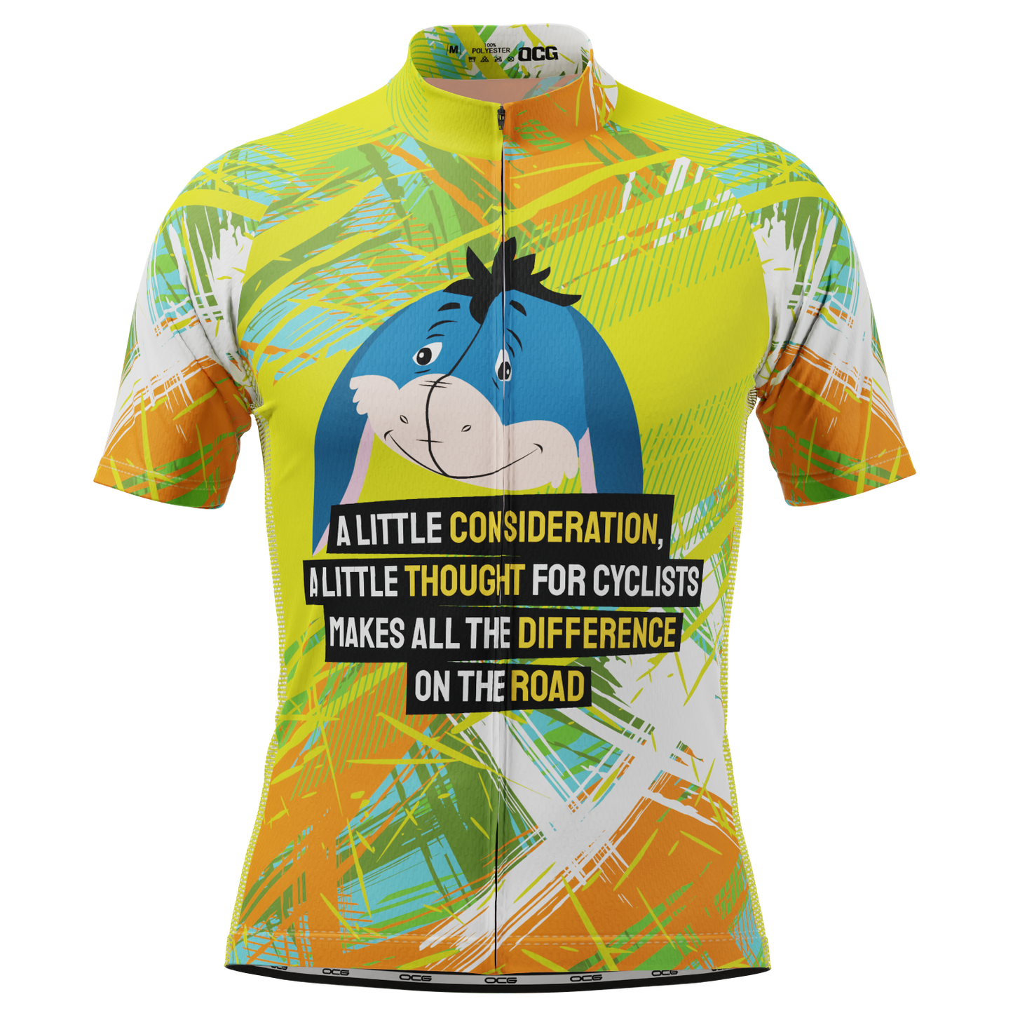 Men's Eeyore On The Road Short Sleeve Cycling Jersey